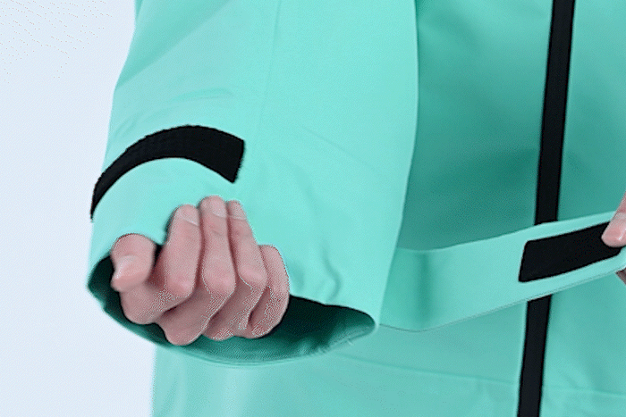 Adjustable Cuffs with Inner Stretch Fabric