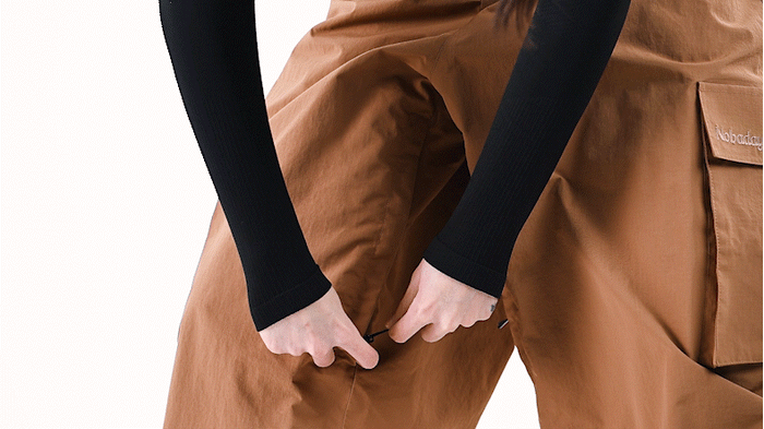 Dual Thigh Ventilation Zippers