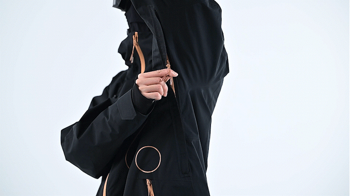 Underarm Vent Zippers