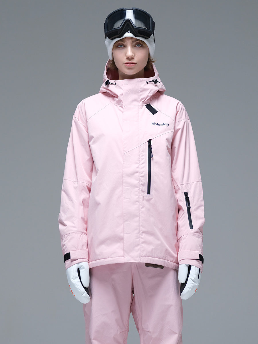 Women's Baggy Insulated Snow Jacket Pink