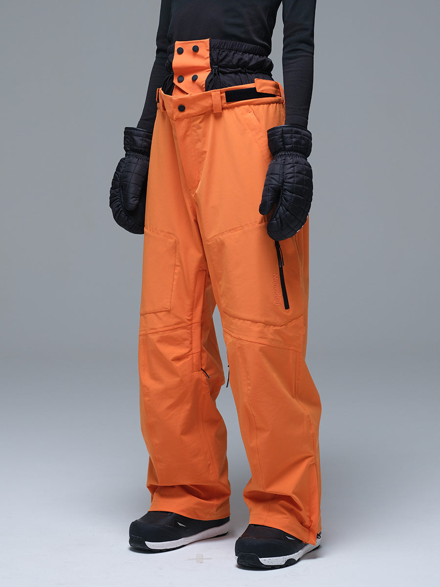 Women’s Pure Sky Wide Leg Snow Pants Orange