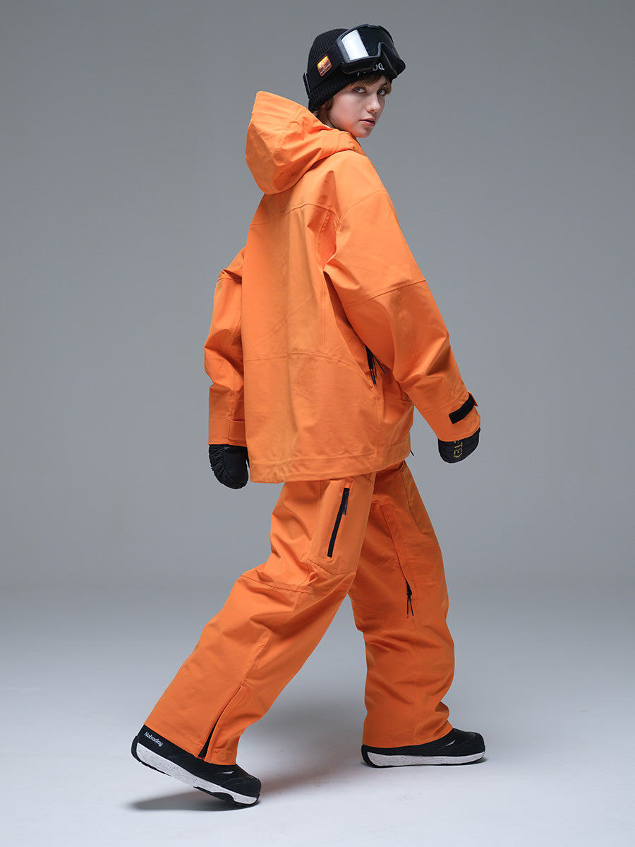 Women’s Pure Sky Wide Leg Snow Pants Orange