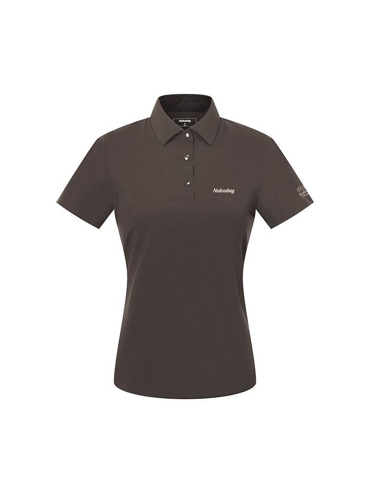 BLACK HILL QUICK - DRY WOMEN POLO SHIRT - NOBADAY