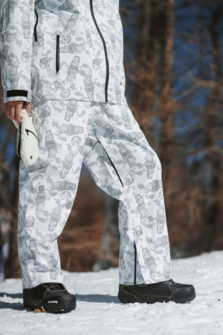 DAWN Print 3L Snow Pants - NOBADAY