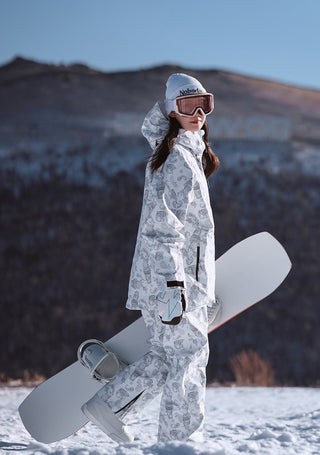 DAWN Print 3L Zip - up Snow Jacket - NOBADAY
