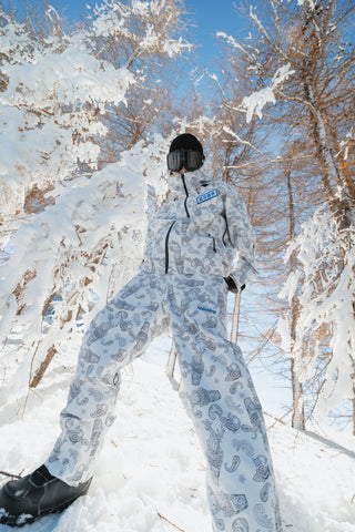 DAWN Print 3L Zip - up Snow Jacket - NOBADAY