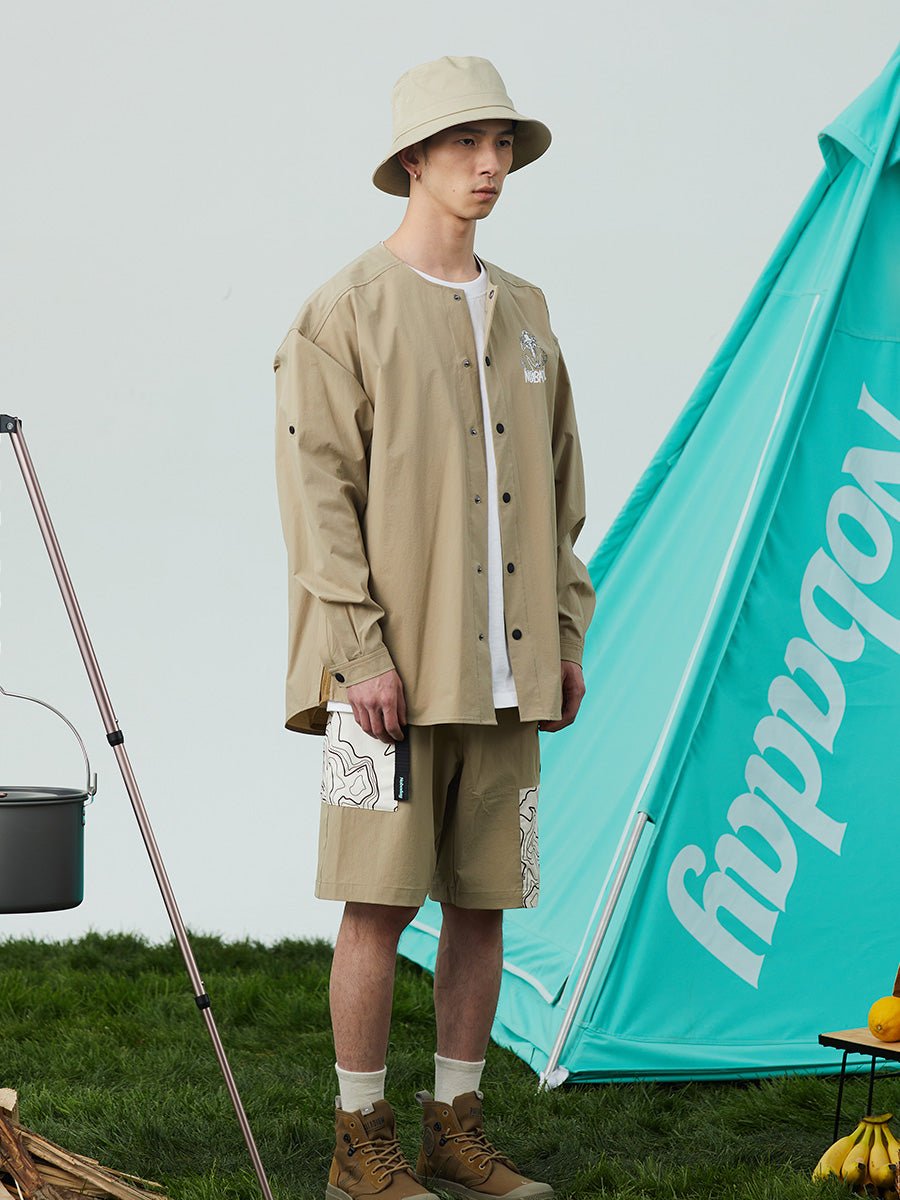 Nobaday Button Down Long Sleeve Skelton Shirt - NOBADAY