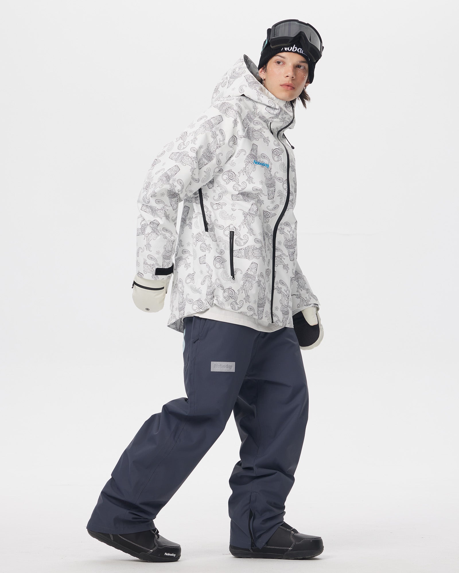 Nobaday Men's Dawn Print 3L Waterproof Snow Jacket – NOBADAY