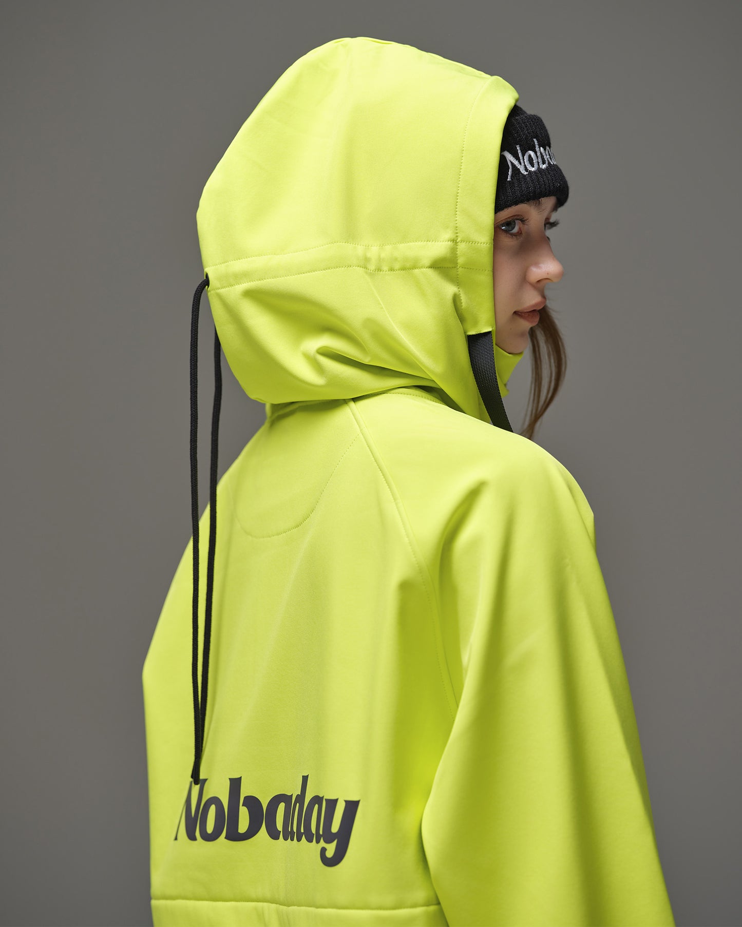 Women's Pure Free Softshell Fleece Hoodie Green