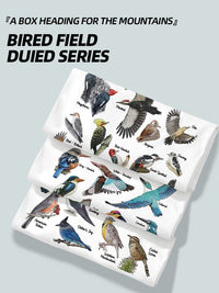 NOBADAY T - BOX BIRDS FIELD GUIED SUMMER OUTDOOR T - SHIRT - NOBADAY