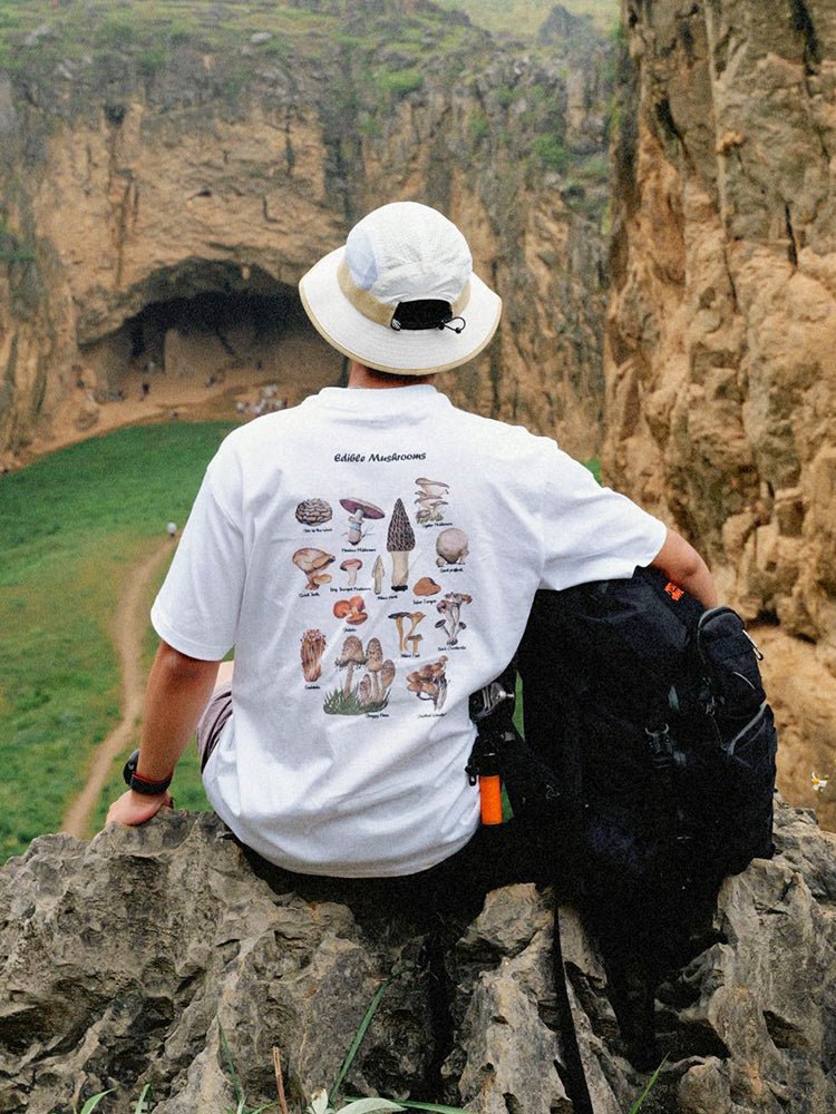 NOBADAY T - BOX MUSHROOM SUMMER OUTDOOR T - SHIRT - NOBADAY