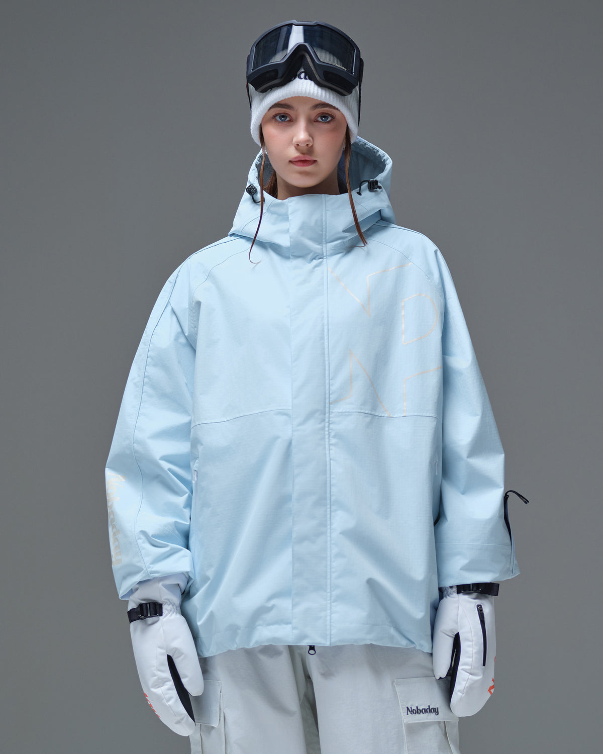 Women’s Pure Free Active Snow Jacket Ice Blue