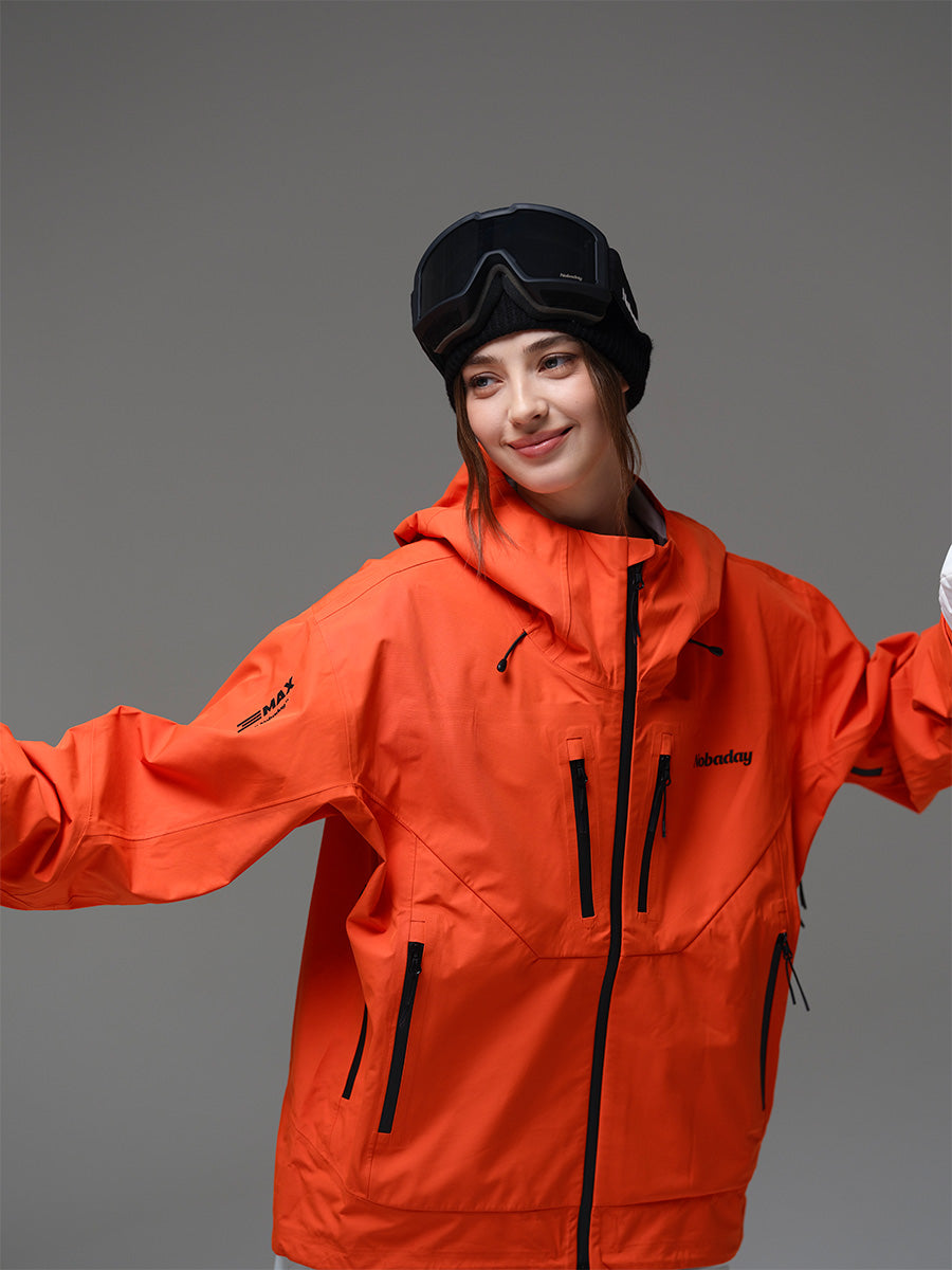 NASAオレンジスキーウェア Men's Snow Suit, Orange NASA - Oneskee US