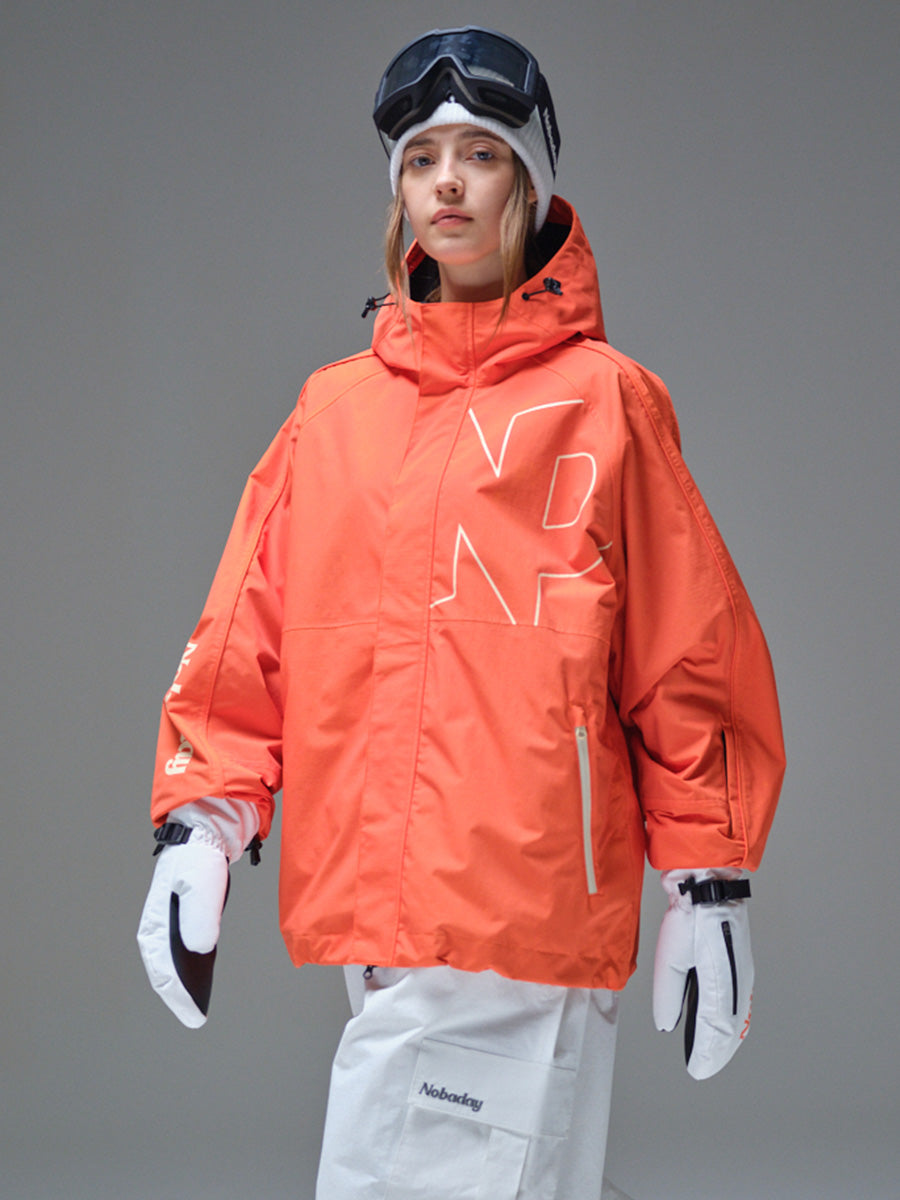 Women’s Pure Free Active Snow Jacket Orange