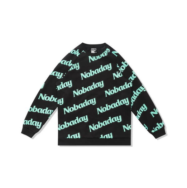 Nobaday Brand Logo Sweater Black