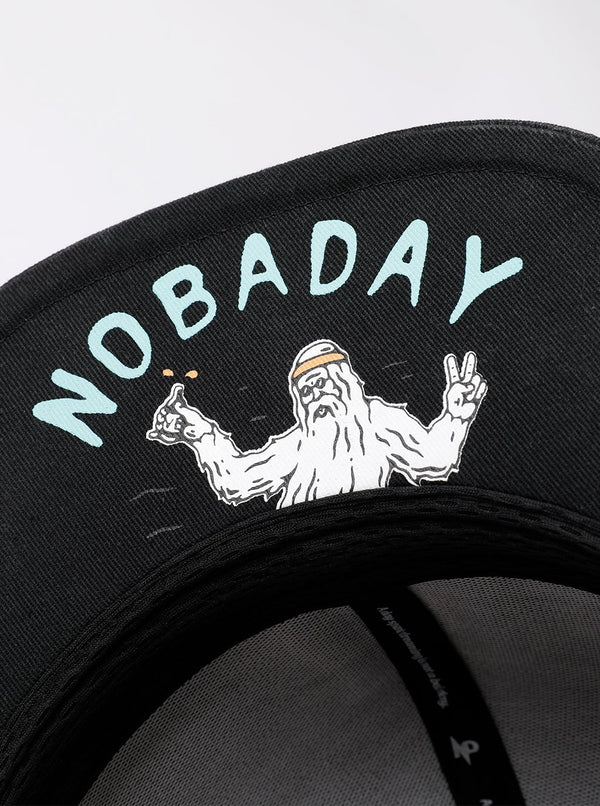 Nobaday STREETS FLAT CAP TRUCKER HAT black