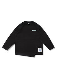 Nobaday Diagonal Closure Round Neck Sweater - NOBADAY