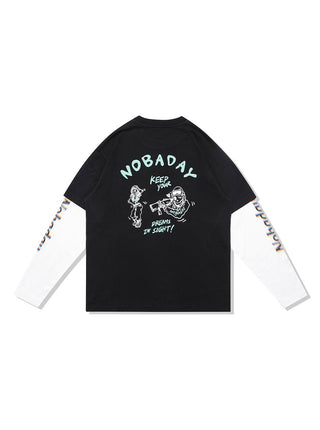 Nobaday DREAMS LONG SLEEVE TEE - NOBADAY