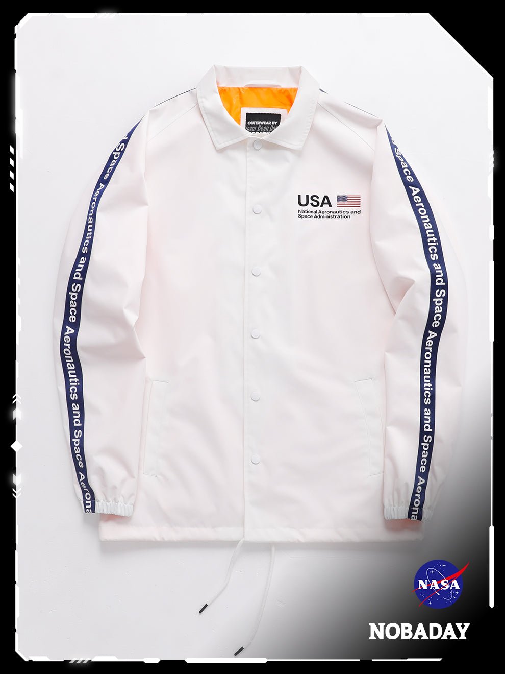 Nobaday NASA X NOBADAY UNISEX SPACE COACH JACKET - NOBADAY
