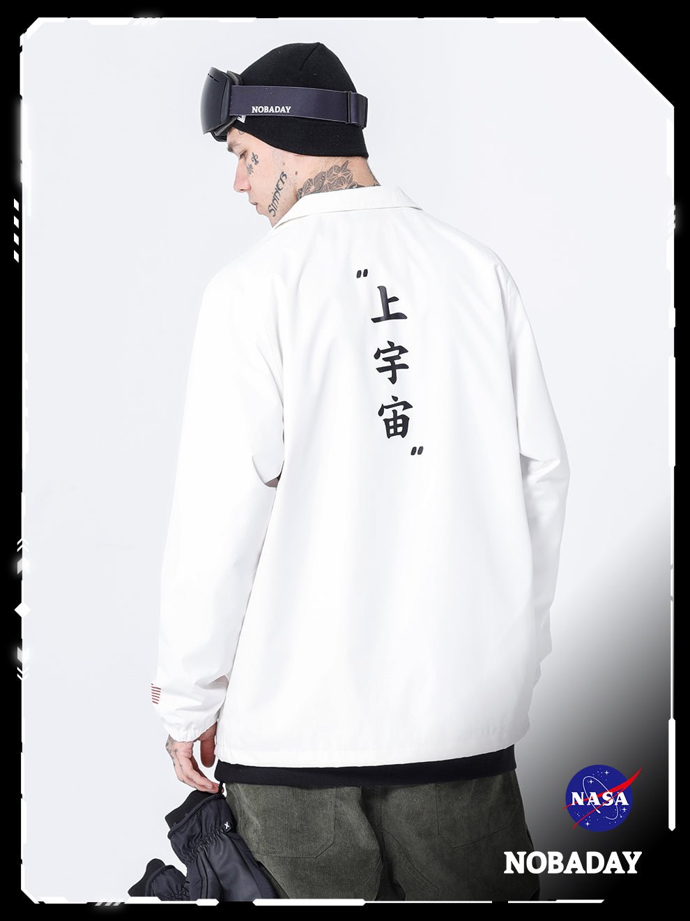 Nobaday NASA X NOBADAY UNIVERSE COACH JACKET - NOBADAY