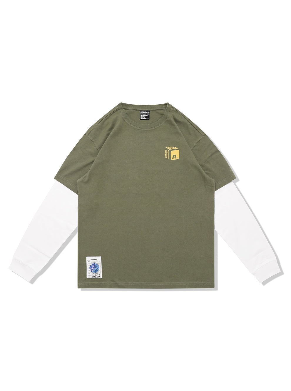 Nobaday ORANGE BOX LONG SLEEVE TEE - NOBADAY