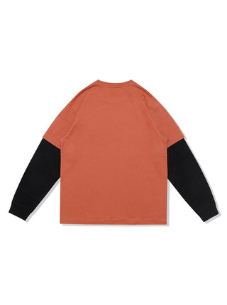 Nobaday ORANGE BOX LONG SLEEVE TEE - NOBADAY