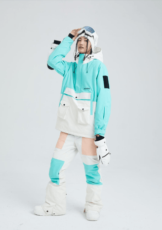 Nobaday OVERALL ANORAK JACKET BLUE - NOBADAY