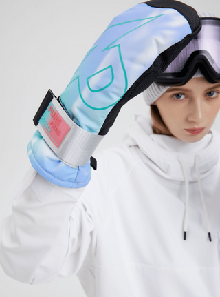 Snowboard mittens with built in wrist guards sales
