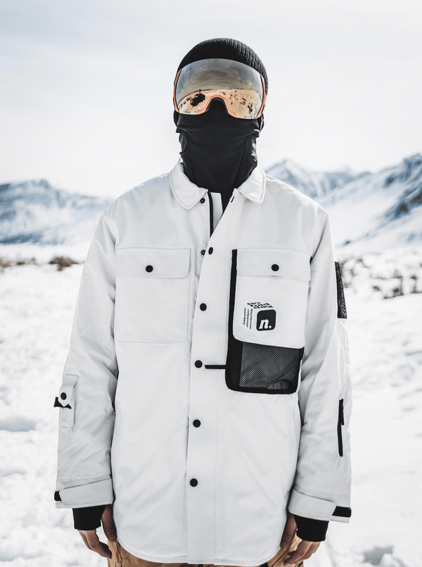 Nobaday Shade Insulated Shirt Jacket white NOBADAY