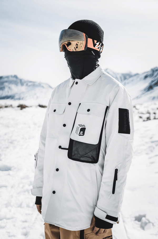 Nobaday Shade Insulated Shirt Jacket white