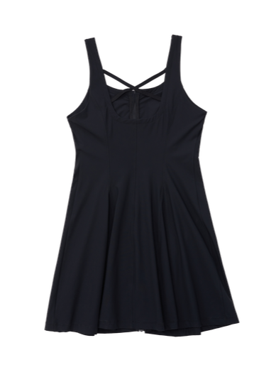 Nobaday Women Black Athletic Compression Dress - NOBADAY