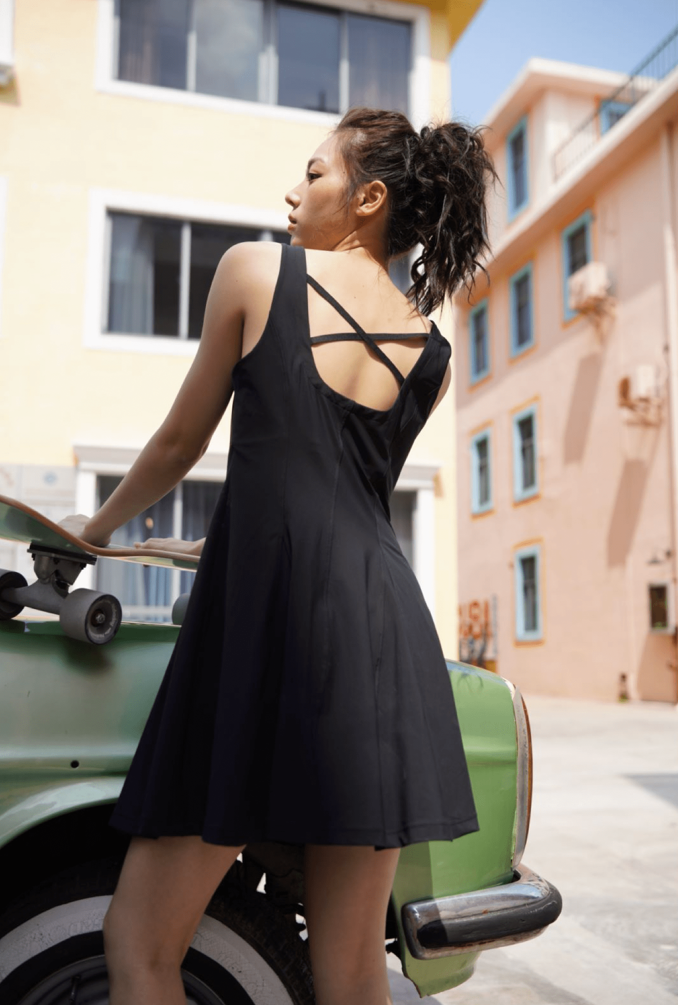 Nobaday Women Black Athletic Compression Dress – NOBADAY