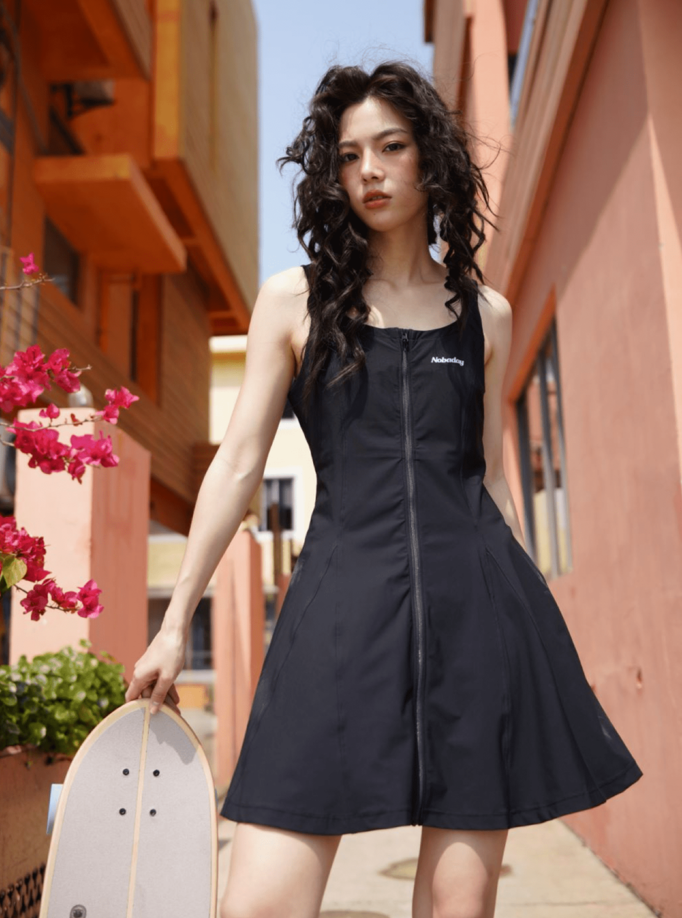 Nobaday Women Black Athletic Compression Dress - NOBADAY