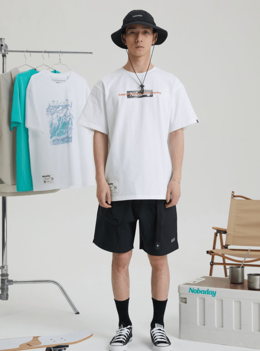 Noboday Box Logo Tee - NOBADAY