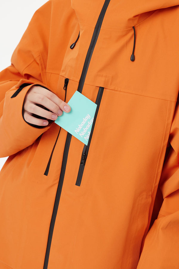 PURE FREE 3L Zip-up Snow Jacket - NOBADAY